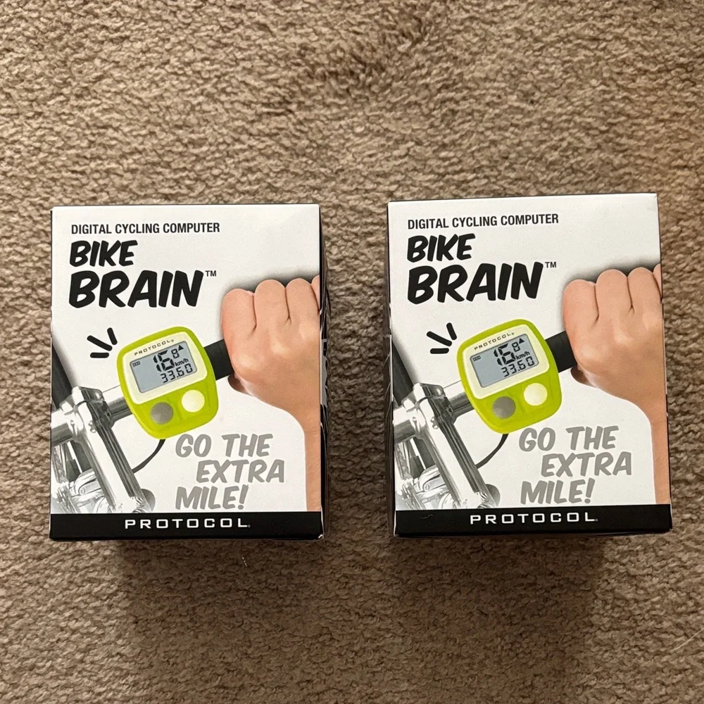 Bike Brain Digital Cycling Computer - Green
